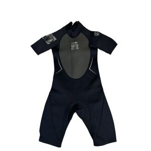Body Glove Pro 3 Youth Wetsuit Size 12 Shorty Spring Suit Black 2mm Neoprene